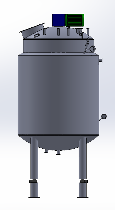 Ribbon Blender Mixer Alternate View